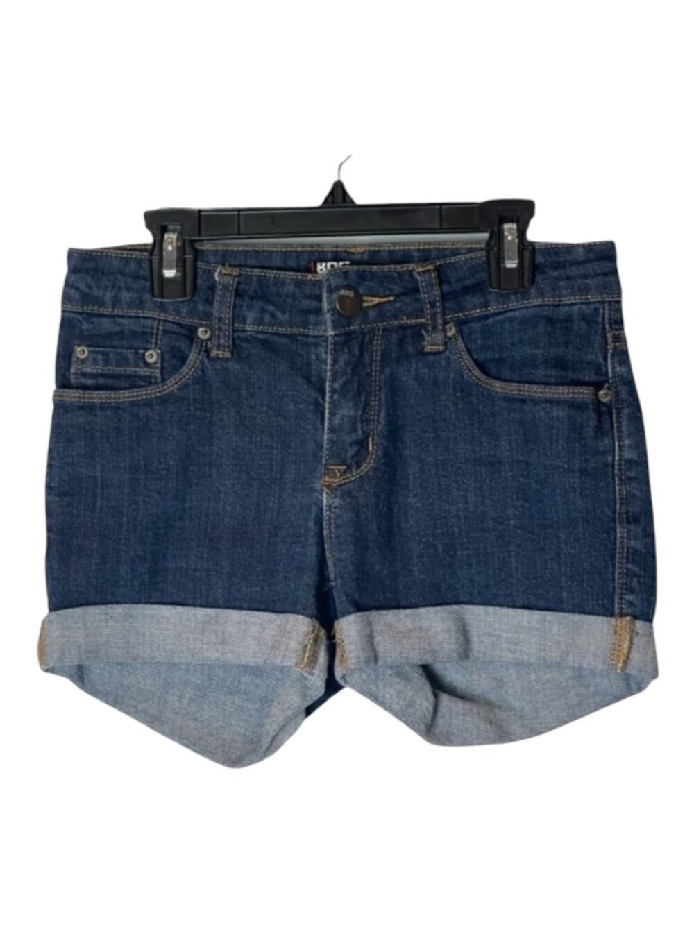 BDG Blue Denim Shortie Medium Wash‎ Cut Off Low Rise Denim Shorts Size 26